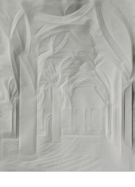 堪称无与伦比的神级折纸艺术作品，这些建筑完全是用纸张的折痕来表现的。 |德国艺术家Simon Schubert