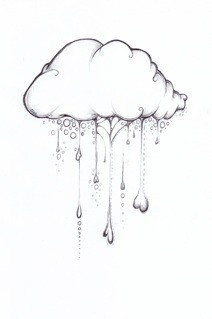 love this pencil drawing. looks like a doodle. love the hearts and bubbles