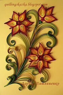 amazing quilled flowers