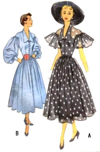 86-GARDEN-PARTY-AFTERNOON-DRESS-PATTERN-ALL-SIZE-DOLLS