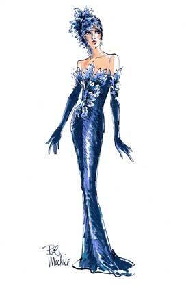 Bob Mackie's Cher sketches.