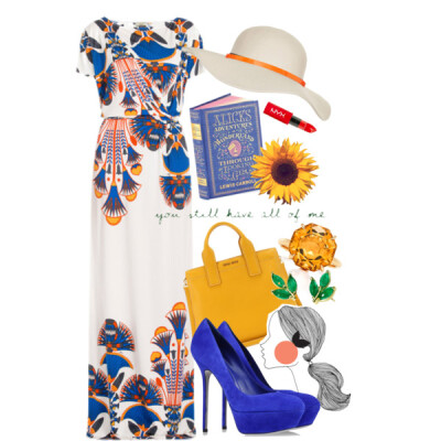 A fashion look from May 2014 featuring Sergio Rossi pumps, Miu Miu tote bags and Tiffany &amp;amp; Co. rings. Browse and shop related looks.