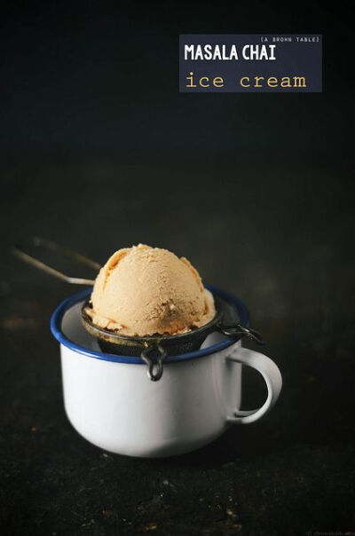 masala chai tea ice cream by abrowntable, via Flickr