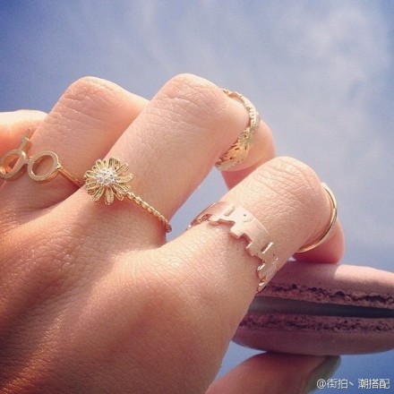 女生们最爱的时尚百搭款戒指