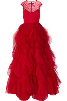 Valentino Red for the bride. I wouldn't wear it as a bride but I love it for a formal event.