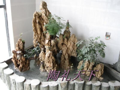 黄砂石 上水石假山 盆景石头景观 造景石 家居摆设 装饰品 工艺品