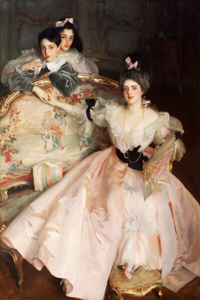 mrs. carl meyers and her children - john singer sargent