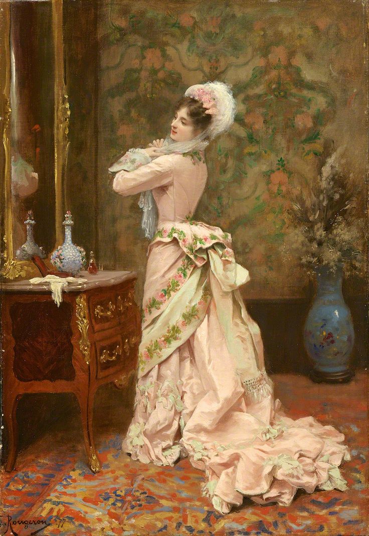 Toilette by Jules James Rougeron, 1877.