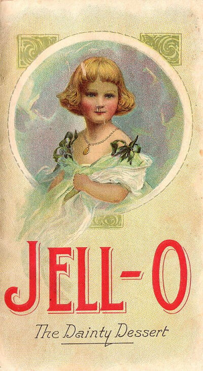 Jell-0 The Dainty Dessert. Cover.  Not dated.