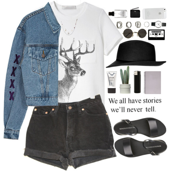 A fashion look from May 2014 featuring Levi's shorts, Acne Studios wallets and Georg Jensen watches. Browse and shop related looks.