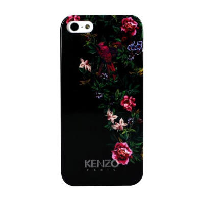 日本KENZO苹果iPhone5s5 花卉图案glossy手机壳保护套