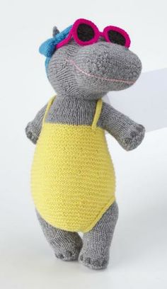 Say hello to Alan Dart's Heatwave Hippo | Simply Knitting