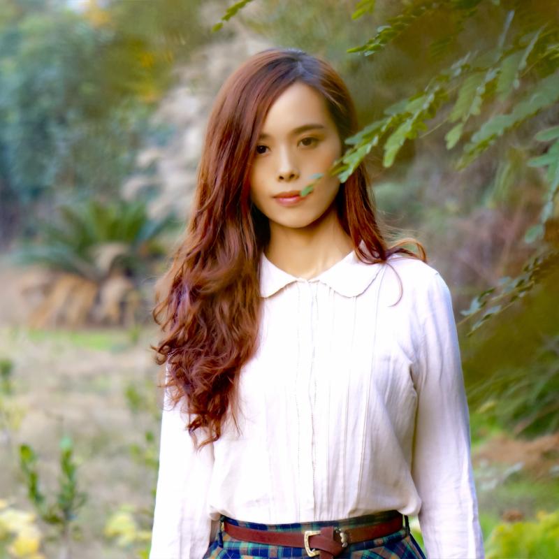 谧私文艺复古森林系彼得潘领娃娃领风琴褶长袖棉麻衬衫森女衬衣秋