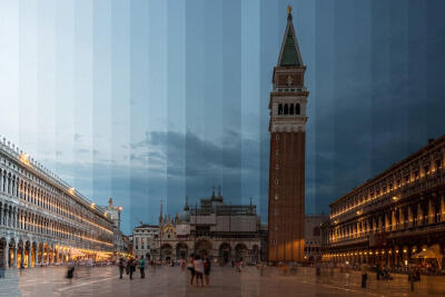 摄影师“时间分割”技术呈现世界城市地标