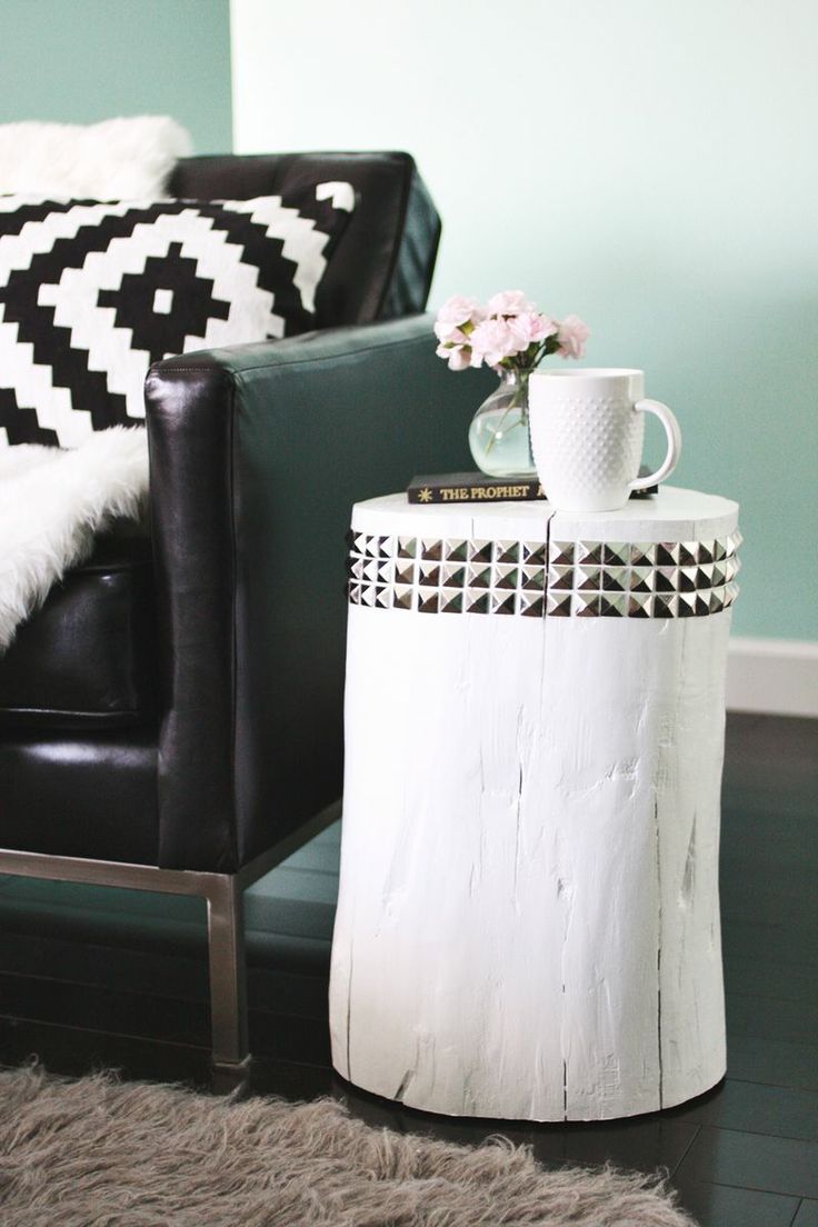 DIY: Studded stump table...YES!