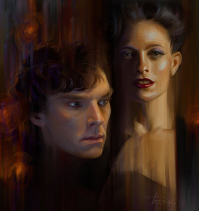 Sherlock and Irene by Olga-Tereshenko