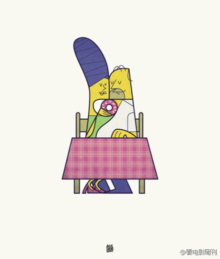 #欣赏# 意大利艺术家Ale Giorgini创作“那是爱”(That’s Amore)系列画作。图片出处http://t.cn/zQ8VItQ