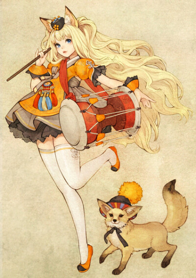 SeeU &amp;amp; Fox | obsidian [pixiv]