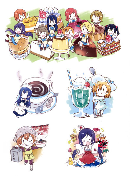 #lovelive!# μs应援计划# Lovelive! School idol diary. SD version of μ’s