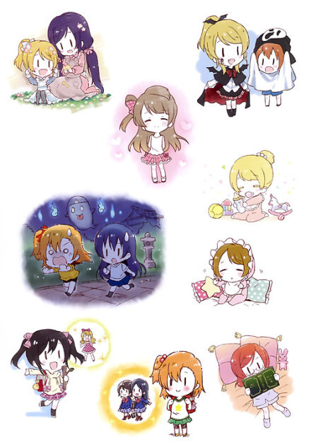 #lovelive!# μs应援计划# Lovelive! School idol diary. SD version of μ’s