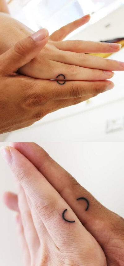 So there's a lot of repetitive infinity &amp;amp; anchor tattoos but there's a couple of neat one's, love the half circles....74 Matching Tattoo Ideas To Share With Someone You Love