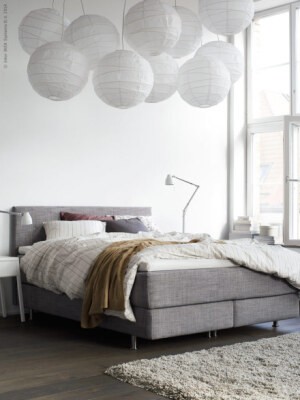 #北欧家居# 一些来自IKEA设计师的卧室灵感～