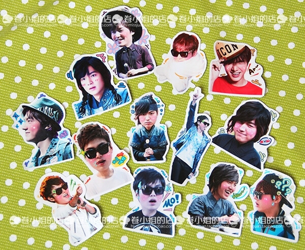 【李敏镐贴纸】大头贴画 可爱笔记本贴 旅行箱贴 手机贴