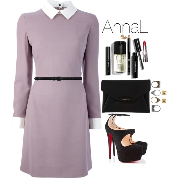 A fashion look from May 2014 featuring Victoria, Victoria Beckham dresses, Givenchy clutches and Pull&amp;amp;Bear rings. Browse and shop related looks.