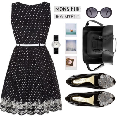 A fashion look from August 2014 featuring Yumi dresses, and Chanel sunglasses. Browse and shop related looks.