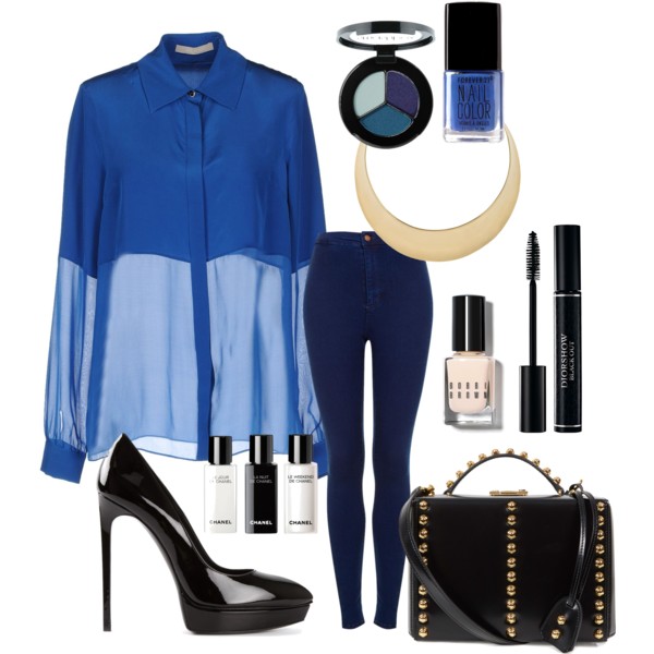 A fashion look from February 2014 featuring Jason Wu tops, Topshop jeans and Yves Saint Laurent pumps. Browse and shop related looks.
