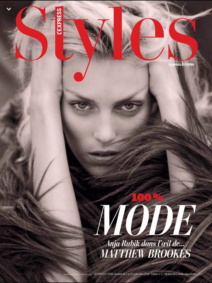 L'express Styles September 2014 Model: Anja Rubik