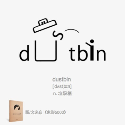 dustbin n. 垃圾箱】Throw the rubbish into the dustbin. 把垃圾扔进垃圾桶里。