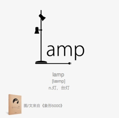 【lamp n.台灯】I bought a new lamp. 我买了一个新台灯。