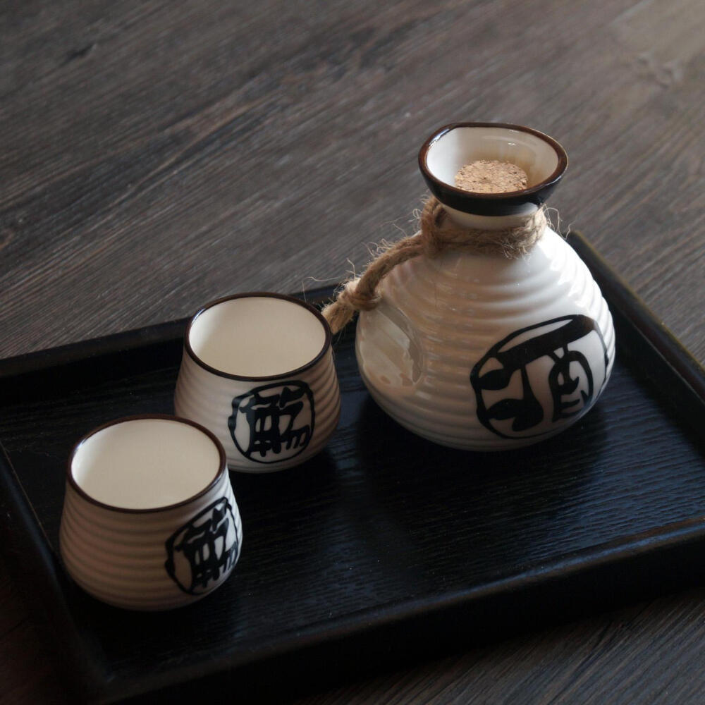 日式陶瓷古风烧酒酒壶酒杯酒觞