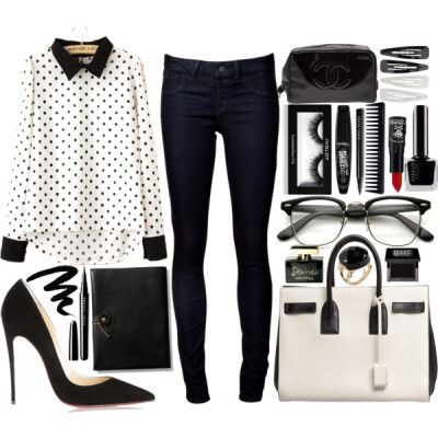 A fashion look from November 2013 featuring SOLD Design Lab leggings, Christian Louboutin pumps and Yves Saint Laurent handbags. Browse and shop related looks.