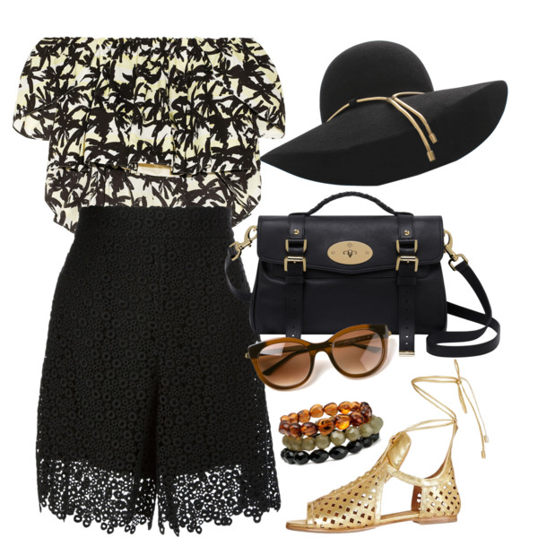 A fashion look from September 2014 featuring Kenzo tops, Chloé shorts and sass &amp;amp; bide sandals. Browse and shop related looks.