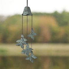 Woodstock Habitats - Butterfly Chime. Six #butterflies adorn this verdigris-finish bell. From butterflies to blue whales, the earth teems with life. Areas that sustain life are called habitats, and each habitat is part of an interconnected system that makes the richness of our life on Earth possibl…