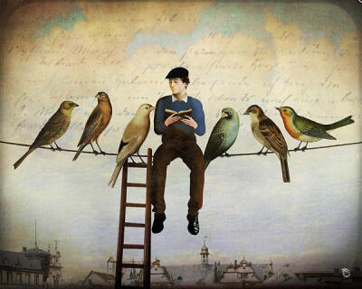 Christian Schloe，奥地利画家，是位用画来讲故事的人，其作品充满想象力，通过超现实主义营造出一种如梦境般的神秘氛围。