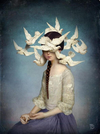 Christian Schloe，奥地利画家，是位用画来讲故事的人，其作品充满想象力，通过超现实主义营造出一种如梦境般的神秘氛围。