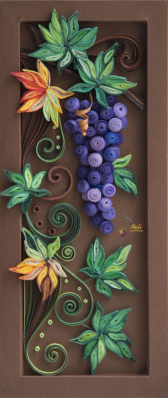 The most beautiful quilling I've ever seen.....How i wishhhhhh... (written by an admirer of Neli's work)