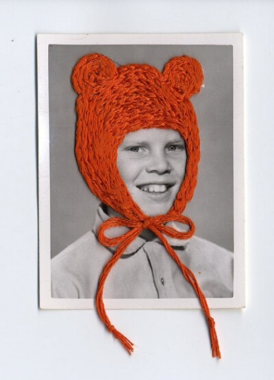 旧照片的刺绣艺术