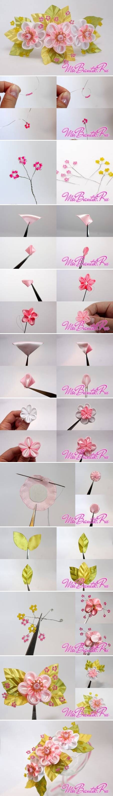 DIY Ribbon Flower