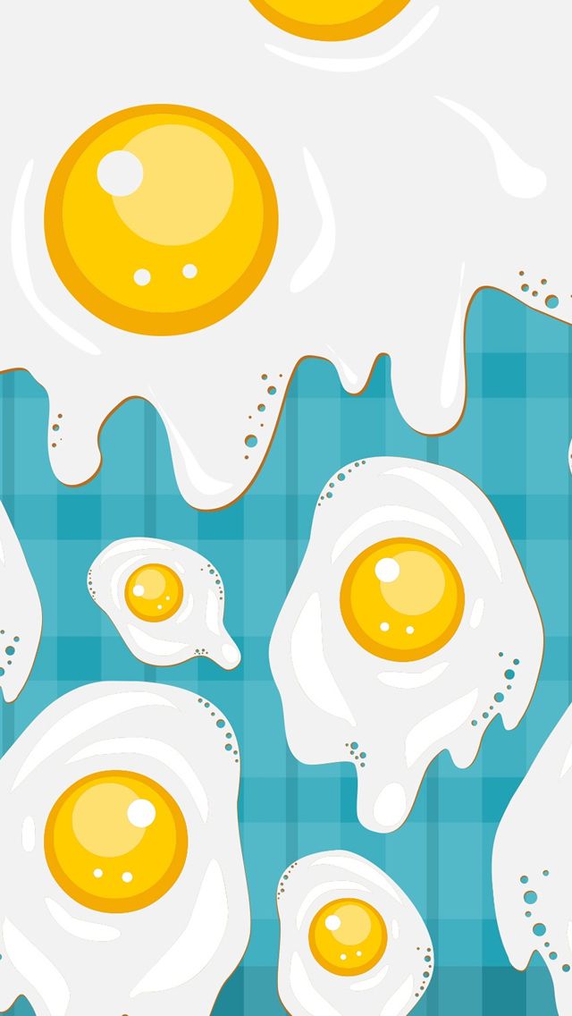 Fried Eggs #iPhone #5s #Wallpaper