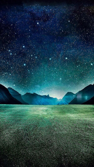 The starry night #iPhone #5s #Wallpaper