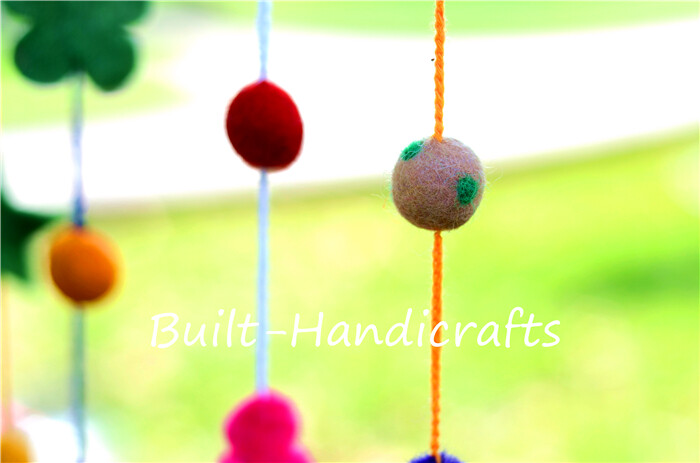 【Built手工坊】尼泊尔手工坊羊毛毡简易门帘 家居 创意礼品