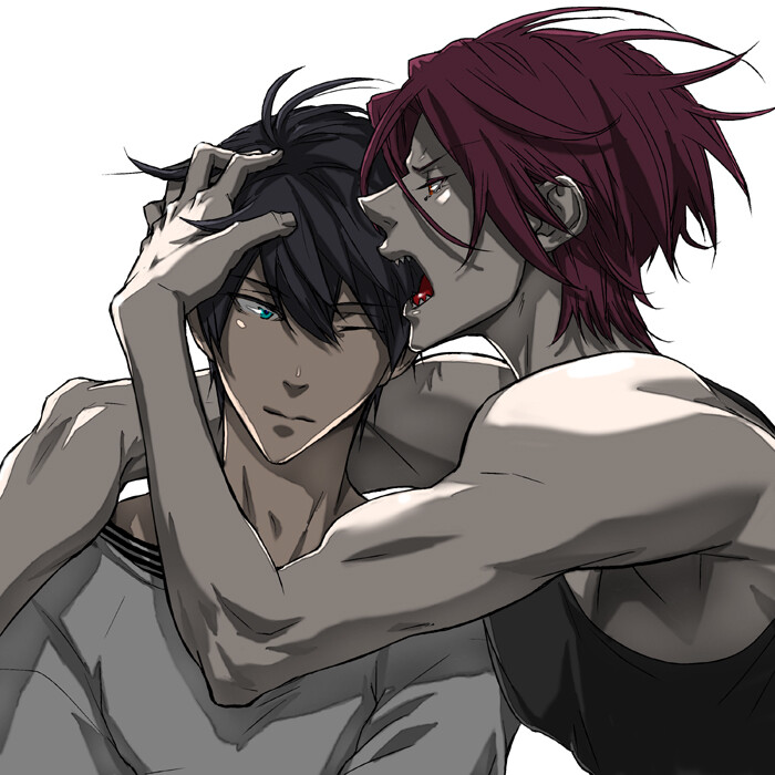 Tags: Anime, Pixiv Id 5741595, Free!, Nanase Haruka (Free!), Matsuoka Rin