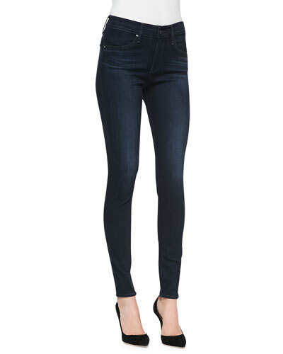 T8DS5 AG Adriano Goldschmied Farrah Brooks High-Rise Skinny Jeans