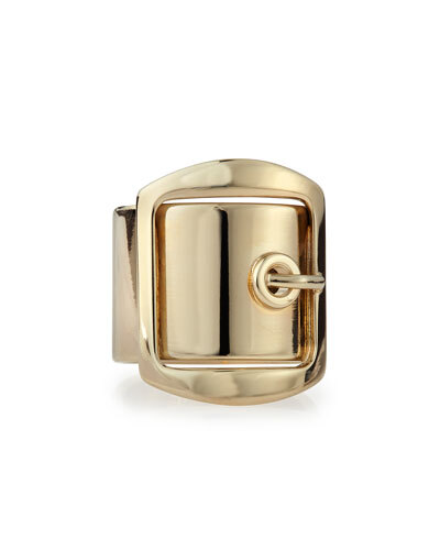 Y25QK Givenchy Golden Buckle Ring