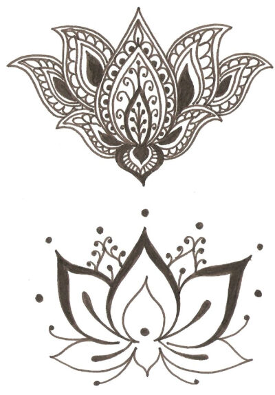 Lotus - Flower symbol of spirituality, beauty, femininity, purity