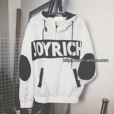 定制 欧美潮牌 JOYRICH同款 冲锋卫衣外套